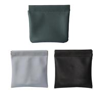 Trousse de maquillage étanche en cuir PU avec fermeture à boutons-pression - Organisateurs de cosmétiques de voyage ergonomiques pour salle de sport et usage quotidien, D, As the pic show