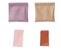 Trousse de maquillage étanche en cuir PU avec fermeture à boutons-pression - Organisateurs de cosmétiques de voyage ergonomiques pour salle de sport et usage quotidien, G, As the pic show