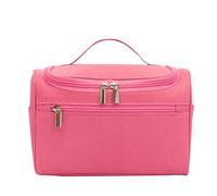 Trousse de maquillage facile à transporter Mode Rasage Rouge à lèvres Ombre à paupières Beauté Pochette de rangement Rose