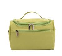 Trousse de maquillage facile à transporter Mode Rasage Rouge à lèvres Ombre à paupières Beauté Pochette de rangement Vert