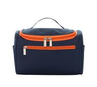 Trousse de maquillage facile à transporter Mode Rasage Rouge à lèvres Ombre à paupières Beauté Pochette de rangement Bleu marine