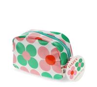 Trousse de maquillage femme Rex London Pink and green Daisy Rose 13x5,5x13 cm