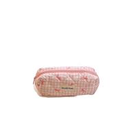 Trousse de maquillage florale pour femme - Trousse de maquillage décorative - Pochette portable - Trousse de toilette pour filles, E1., As picture