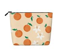 Trousse de Maquillage Grande capacité pour Femme, Motif pêche délicieuse, Portable, Indispensable pour Le Voyage
