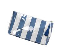 Trousse de Maquillage Grandes Pochettes à Cosmétiques en PVC Transparent avec Glands Double Couleur Tirette pour Voyage Plage Gym Essentiel Trousse à Cosmétiques Transparente