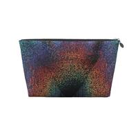 Trousse de maquillage holographique avec impression de rêves - Trousse de maquillage pour sac à main, trousse de beauté étanche pour femmes et filles, Argenté., Taille unique, Trousse de beauté