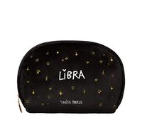 Trousse de Maquillage Horoscope en Velours, Noir, Medio, Balance