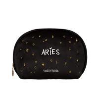 Trousse de Maquillage Horoscope en Velours, Noir, Medio, Trousse en Velours avec Horoscope brodé