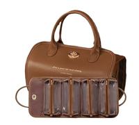 Trousse de Maquillage imperméable, Organiseur de Voyage Pliable, Pochette de Rangement pour Articles de Toilette avec Crochet de Suspension, Trousse de Maquillage Enroulable avec Pochette Amovible