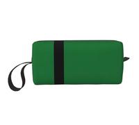 Trousse de maquillage imprimée drapeau du Sultanat de Delhi, trousse de maquillage durable, sac de voyage, cadeau essentiel pour homme et femme, blanc, Taille unique