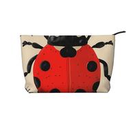 Trousse de maquillage imprimée Londres en velours côtelé pour femmes, mamans, filles, coccinelle, Taille unique, Trousse de toilette