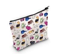 Trousse de maquillage inspirée de l'album chanteur Karma is A Cat - Marchandise de chanteur - Sac cosmétique inspiré du chanteur pour les fans, Singer Cat-py2, MB