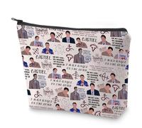 Trousse de maquillage inspirée du film de dessin animé ON My CAR - Cadeau pour les fans de films - Cadeau pour les fans de séries télévisées - Pochette en toile à fermeture éclair - Cadeau pour femme,