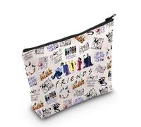 Trousse de maquillage inspirée du personnage de dessin animé - Cadeau méchant méchant - Cadeau de méchants méchants emblématiques, Villain Friends Sac Eu, Trousse à cosmétiques avec impression