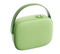Trousse De Maquillage LED Couleur Caramel, Trois Couleurs De Lumière, Étanche Et Portable, Grande Capacité De Rangement avec Compartiments(Green)