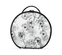 Trousse de maquillage légère avec séparateurs réglables pour peinture à l'encre chinoise, motif pissenlit, cendres, accessoires de voyage, 27,9 cm