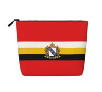 Trousse de maquillage légère en imitation lin Motif drapeau de Koursk