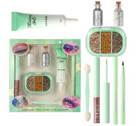 Trousse De Maquillage | Maquillage Résistant à l'Eau et Tenue Longue,Fard à Paupières Brillant Sous les Yeux,pour Femmes Filles Débutantes Quotidien Soirée Voyage Vacances Anniversaire