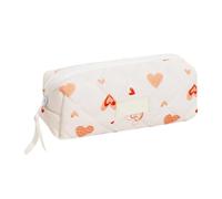 Trousse de maquillage matelassée à motif floral | Trousse de maquillage esthétique florale - Trousse de maquillage de voyage, organisateur de maquillage, trousse de toilette matelassée de grande
