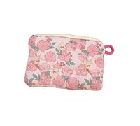 Trousse de maquillage matelassée de style dessin animé - Trousse de toilette de voyage - Rangement de maquillage - Joli porte-monnaie - Belle pièce de monnaie matelassée, F, Beauté de masse