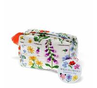 Trousse de maquillage matelassée Rex London Wild Flowers Multicolore 25x12x15 cm