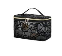 Trousse de Maquillage Mesh Love Storage Handheld(Size 1)