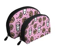 Trousse de Maquillage Milk and Cookies, Pochette de Voyage pour Femmes et Filles