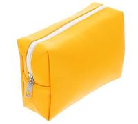 Trousse de Maquillage Mini Portable, Légère, Polyvalente, Jaune | Polyester, Format Compact à Glisser Paquet ou Poche, pour Rouge à Lèvres et Écouteurs