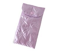 Trousse de maquillage multifonction élégante en relief avec nœud papillon - Grand espace pour stylo, cosmétiques, accessoires de voyage, produits de toilette, fournitures scolaires - Pour filles