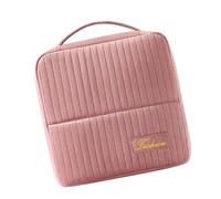 Trousse de maquillage multifonction en velours avec plusieurs compartiments pour un rangement organisé et une trousse de toilette résistante à l'usure, PK, As the pic show