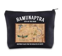 Trousse de maquillage Mummy Movie Carte de Hamunaptra Gifts O' Connell Cadeau Evie and Rick Gifts Hamunaptra Sac à fermeture éclair, 0f Égypte Royaume-Uni