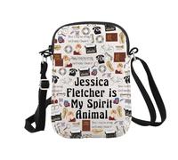 Trousse de maquillage « Murder Mystery Lover » Jessica Fletcher is My Spirit Animal, Jessica Cr Eu, Trousse à cosmétiques avec impression