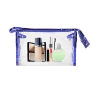 Trousse de maquillage - Organiseur de rangement, pochette cosmétique transparente à fermeture éclair, trousse de toilette de voyage étanche | Organiseur de beauté transparent, étui de rangement