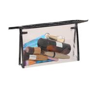 Trousse de maquillage - Organiseur de rangement, pochette cosmétique transparente à fermeture éclair, trousse de toilette de voyage étanche | Organiseur de beauté transparent, étui de rangement