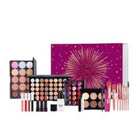 Trousse De Maquillage,Palette De Fards À Paupières Et Rouge À Lèvres - Coffret de Maquillage pour Filles | Pour Filles Adolescents Débutants Anniversaire Noël Épouse Fête Des Mères Salon À
