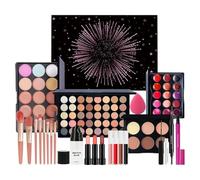 Trousse De Maquillage | Palette De Fards À Paupières Et Rouge À Lèvres,Kit Complet Palette de Fard à Paupières,pour Femmes Filles Adolescents Débutants Anniversaire Noël Épouse Fête des Mères