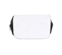 Trousse de maquillage personnalisable avec transfert thermique et broderie - Tissu blanc vierge pour bricolage, cadeau, ou marque d'entreprise