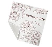 Trousse de maquillage plate, trousse de maquillage mignonne | Trousse de maquillage pliante en tissu Wraper - Trousse de toilette, organisateur de rangement de maquillage réutilisable, tissu d'emballa
