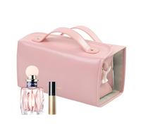 Trousse De Maquillage Pliable,Organisateur 4 en 1 Grand Portable Enroulable avec 4 Compartiments Détachables | Sac Organisateur de Maquillage - pour Femmes & Filles, Extérieur Hôtel Maison, Brosse