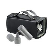 Trousse De Maquillage Pliable | Organisateur 4 en 1 Grand Portable Enroulable avec 4 Compartiments Détachables,Organisateur de Voyage pour Maquillage | Pour Femmes & Filles, Extérieur Hôtel Maison, Br