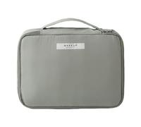 Trousse de maquillage portable à fermeture éclair pour femmes, organisateurs de voyage, étuis de maquillage pour filles, Vert, L