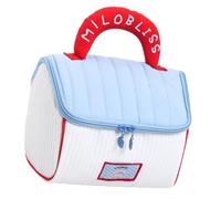 Trousse de maquillage portable de grande capacité pour le maquillage quotidien - Grande capacité - Belle maison - Pour voyage, Trousse de maquillage bleue, Beauté de masse
