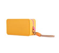 Trousse de Maquillage Portable en Silicone JORDAN&JUDY Colorblock Jaune 20*12*8cm 1 pièce