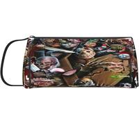 Trousse De Maquillage Portable I Love Horror Pour Femme - Lavable - Pour Sac À Main - Sac De Voyage - Fermeture Éclair