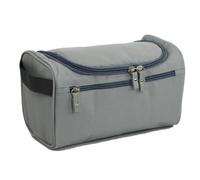 Trousse de Maquillage Portable Makeup Bag Unisex Capacity Waterproof Cosmetic Organizer Toiletry Hanging Case Pouch for Women Men Wash Shaving Make Up(Gray)