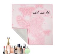 Trousse de maquillage portable, sac de maquillage pliable en tissu | Trousse de toilette, organisateur de maquillage réutilisable, tissu d'emballage d'appareil photo pour les voyages, Pensées, Refer