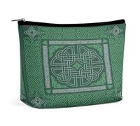 Trousse de Maquillage Portable Triple déesse avec Pentagramme et Arbre de Vie Wiccan, Pochette de Rangement Multifonction, Trousse de Maquillage en PU, Organisateur de Papeterie avec Fermeture éclair