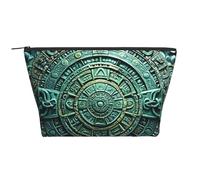 Trousse de maquillage portable - Trousse de toilette - Grande capacité - Fermeture éclair - Étanche - Pour homme et femme, Calendrier maya fin du monde, Taille unique, Organiseur de sac