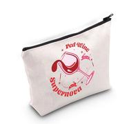 Trousse de maquillage pour chanteur - Cadeau pour amateur de musique - Cadeau pour chanteur - Cadeau de princesse Midwest - Cosred Wine Supernore - Sac de voyage, Vin rouge - py2, MB
