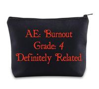 Trousse de maquillage pour coordonnateur de recherche clinique, cadeau pour enseignant clinique, cadeau d'infirmière clinique, sac en toile, Ae Burnout UK